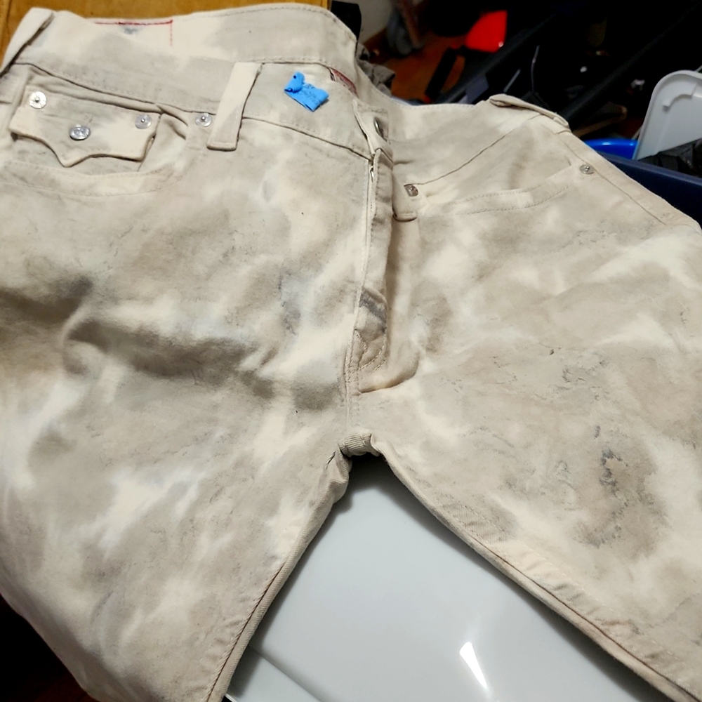 Men's True Religion jeans size 38/34 Grey color